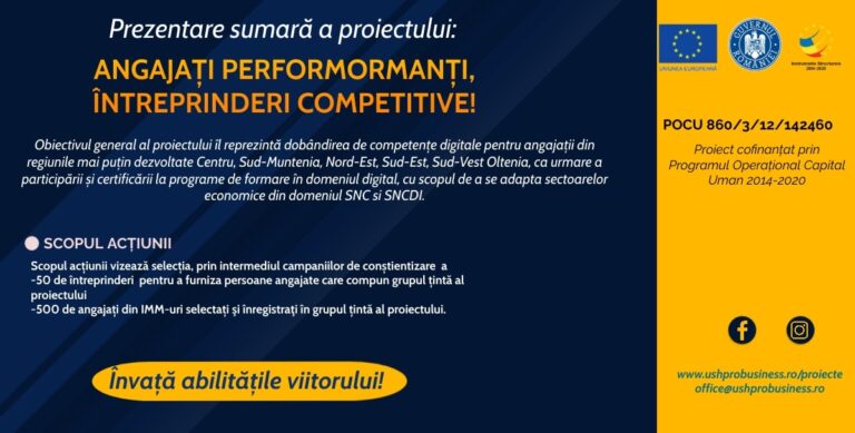 Read more about the article „Angajați performanți, întreprinderi competitive!”_OBIECTIVE(POCU/860/3/12/142460)