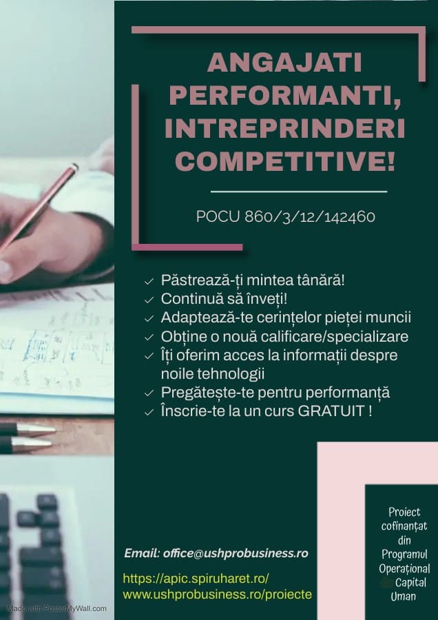 Read more about the article Angajați performanți, întreprinderi competitive! (POCU/860/3/12/142460)
