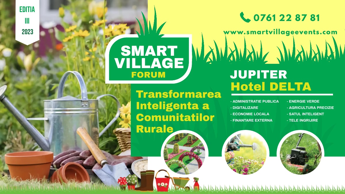 Read more about the article Forumul SMART VILLAGE – 28 iunie – 03 iulie 2023 – Jupiter, Hotel Delta